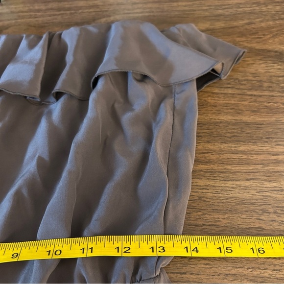 ❤️ Amanda Uprichard Strapless Charcoal Dress - Picture 8 of 10